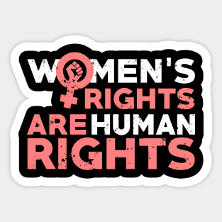 Women's Rights Are Human Rights Sticker